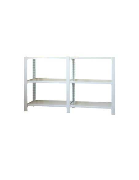 Estantería SIMONRACK Pack officlick 3/300 metal i+a blanco/blanco | Estantería metálica SimonRack para cargas de 300 kg