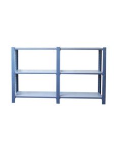 Estantería SIMONRACK Pack officlick 3/300 metal i+a oscuro/blanco | Estantería metálica SimonRack para cargas de 300 kg