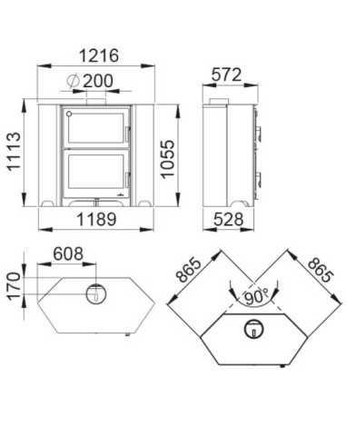 Horno Metálico De Rincon BRONPI Murano-r 14k | Hogar Cahersa