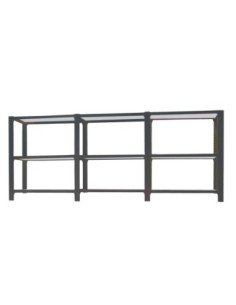 Estantería OFFICLICK 3/300 metal i+a+a antracita/galva