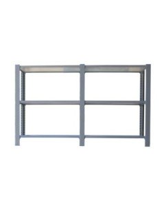 Estantería SIMONRACK Pack officlick 3/400 wood i+a gris/blanco | Estantería metálica SimonRack para cargas de 300 kg