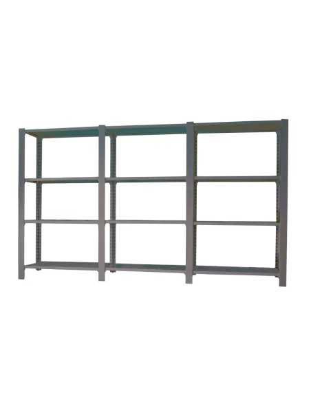 Estantería OFFICLICK 4/300 metal i+a+a antracita/antraci