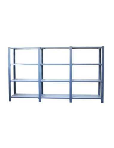 Estantería SIMONRACK Pack officlick 4/300 metal i+a+a oscuro/blanco | Estantería metálica SimonRack para cargas de 300 kg