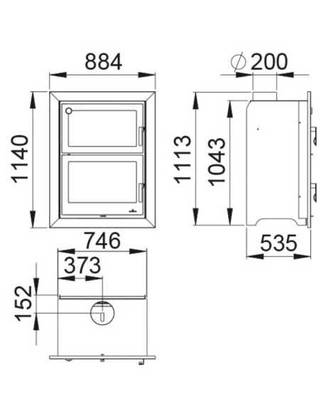 Horno Metálico BRONPI Murano-e Para Empotrar | Hogar Cahersa