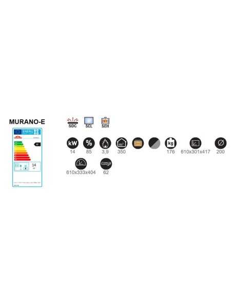 Horno Metálico BRONPI Murano-e Para Empotrar | Hogar Cahersa