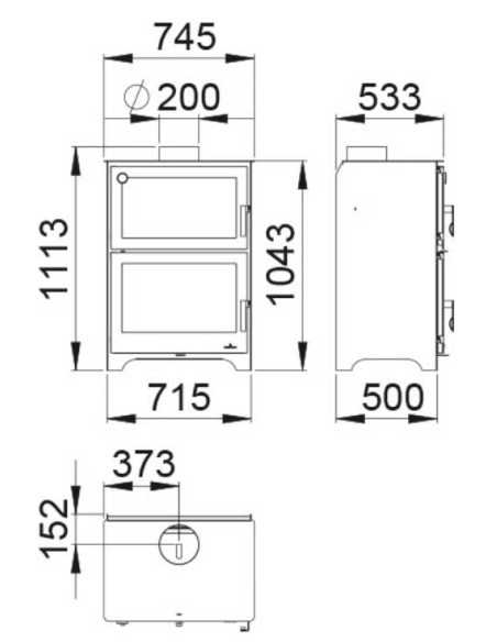 Horno Metálico BRONPI Murano Cristal Limpio | Hogar Cahersa