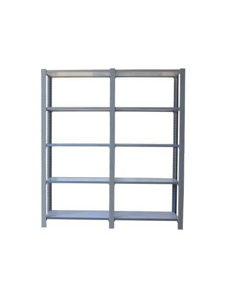 Estantería SIMONRACK Pack officlick 5/300 wood i+a gris/blanco | Estantería metálica SimonRack para cargas de 300 kg