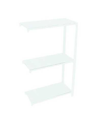 Estantería SIMONOFFICE OFFICLICK 3/300 metal a.m. Blanco/blanco | Estantería metálica OFFICLICK sin tornillos para oficina