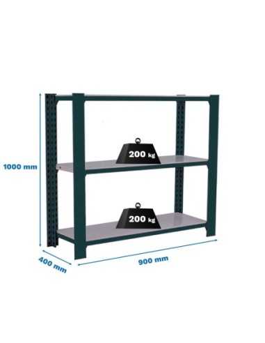 Estantería SIMONRACK Officlick 3/400 metal i.m. Antracita/galva
