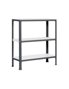 Estantería SIMONRACK Officlick 3/400 wood a.m. Antracita/blanco