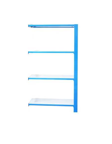 Estantería SIMONRACK Officlick 4/300 wood a.m. Azul/blanco | Estantería metálica SimonRack para cargas de 300 kg
