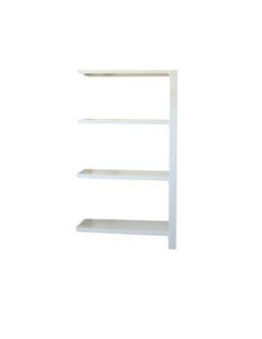 Estantería SIMONRACK Officlick 4/300 wood a.m. Blanco/blanco | Estantería metálica SimonRack para cargas de 300 kg