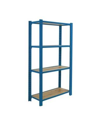 Estantería SIMONRACK Officlick 4/400 wood i.m. Azul/roble nodi