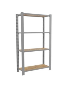 Estantería SIMONRACK Officlick 4/400 wood i.m. Gris/osb