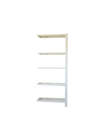 Estantería SIMONRACK Officlick 5/300 wood a.m. Blanco/blanco | Estantería metálica SimonRack para cargas de 300 kg