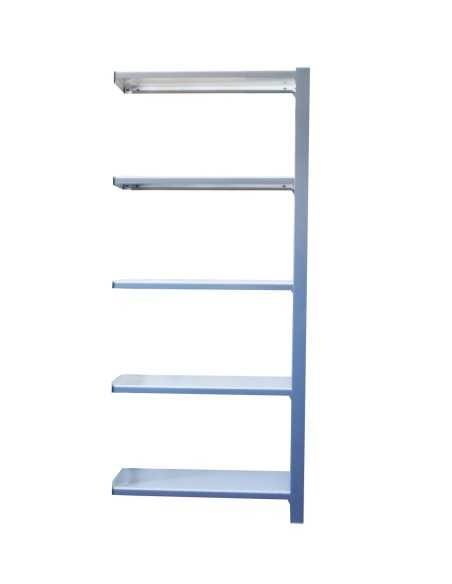 Estantería SIMONRACK Officlick 5/400 wood a.m. Gris/blanco | Estantería metálica SimonRack para cargas de 300 kg