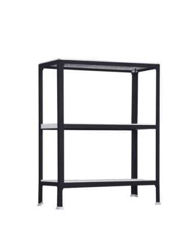 Estantería SIMONRACK Simonhome click mini 3/300 antracita/galva | Estantería metálica SimonRack para cargas de 300 kg