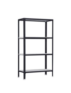 Estantería SIMONRACK Simonhome click mini 4/300 antracita/galva | Estantería metálica SimonRack para cargas de 300 kg
