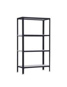 Estantería SIMONRACK Simonhome click mini 4/300 antracita/galva | Estantería metálica SimonRack para cargas de 300 kg