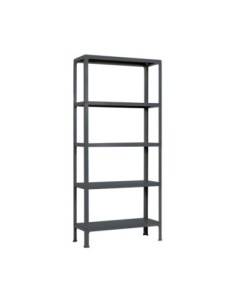 Estantería SIMONRACK Simonhome click mini 5/300 antracita/antracita | Estantería metálica SimonRack para cargas de 300 kg