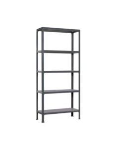 Estantería SIMONRACK Simonhome click mini 5/300 antracita/galva | Estantería metálica SimonRack para cargas de 300 kg