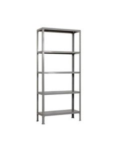 Estantería SIMONRACK Simonhome click mini 5/400 gris/gris | Estantería metálica SimonRack para cargas de 300 kg