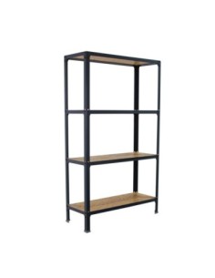 Estantería Simonhome click wood plus 4/400 antracita/osb