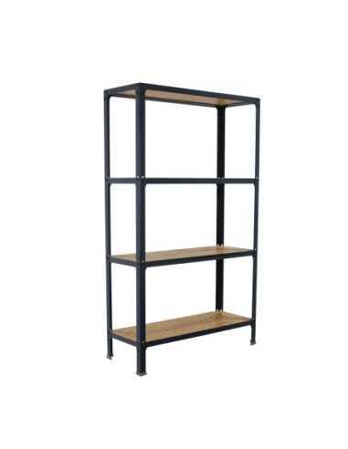 Estantería Simonhome click wood plus 4/400 antracita/osb