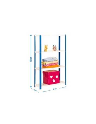 Estantería SIMONRACK Simonhome classic mini 4/400 azul/blanco