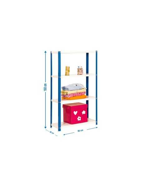Estantería SIMONRACK Simonhome classic mini 4/400 azul/blanco