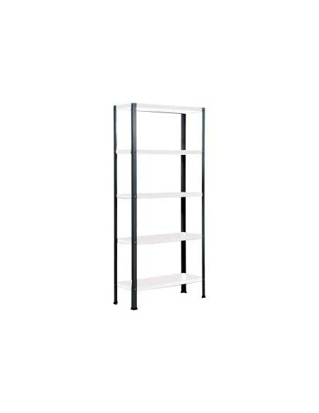 Estantería SIMONRACK Simonhome classic mini 5/300 antracita/blanco | Estantería metálica SimonRack para cargas de 300 kg