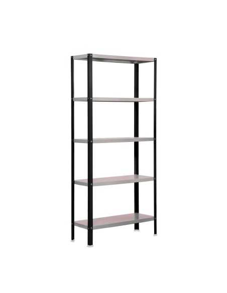 Estantería SIMONRACK Simonhome classic mini 5/300 antracita/galva | Estantería metálica SimonRack para cargas de 300 kg