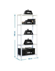 Estantería SIMONRACK Simonhome classic mini 5/300 blanco/blanco