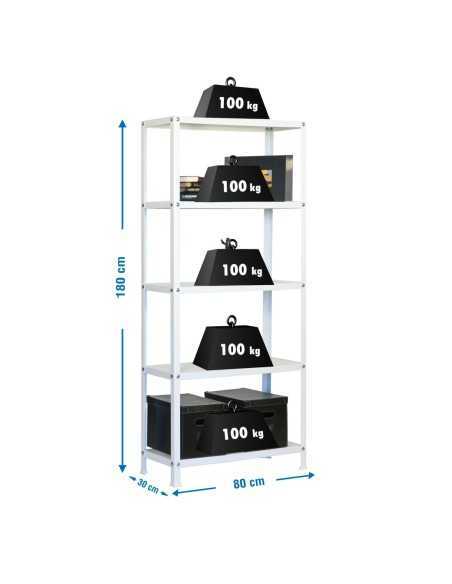 Estantería SIMONRACK Simonhome classic mini 5/300 blanco/blanco