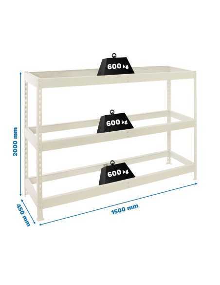 Estantería SIMONRACK Simonforte 1504-3 blanco