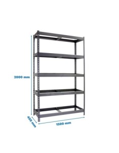Estantería SIMONRACK Simonforte 1504-5 gris