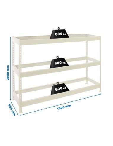 Estantería SIMONRACK Simonforte 1506-3 blanco