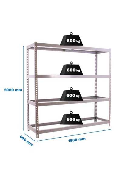 Estantería SIMONRACK Simonforte 1506-4 galva