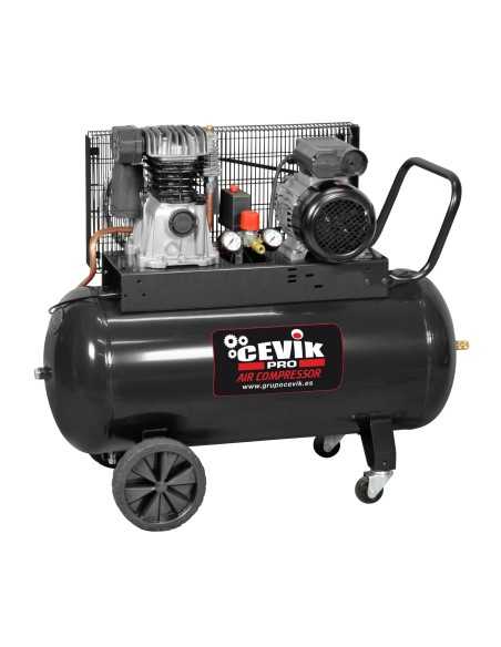 Compresor Correa 100L 3HP 230V CEVIK PRO CA-PRO100-3MF