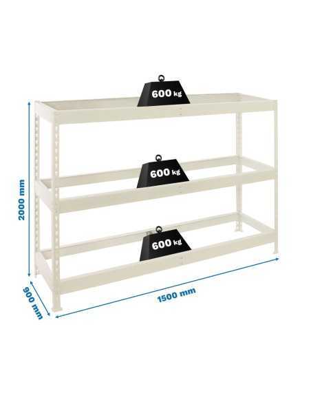 Estantería SIMONRACK Simonforte 1509-3 blanco