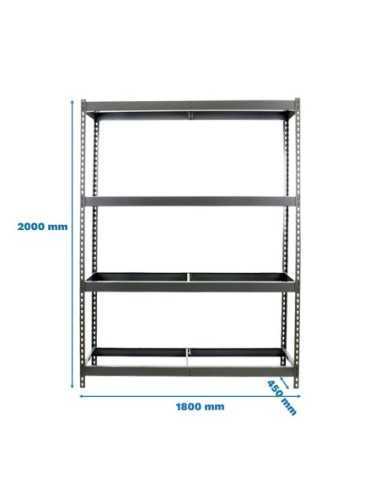 Estantería SIMONRACK Simonforte 1804-4 gris