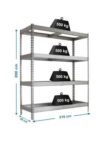 Estantería SIMONRACK Simonforte 2104-4 galva
