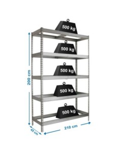 Estantería SIMONRACK Simonforte 2104-5 galva