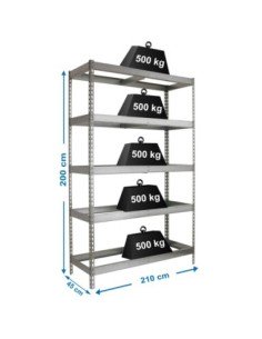 Estantería SIMONRACK Simonforte 2104-5 galva