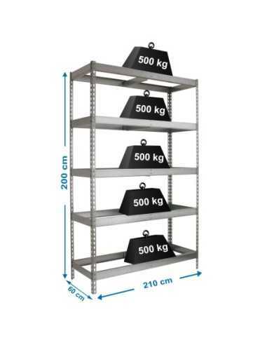 Estantería SIMONRACK Simonforte 2106-5 galva