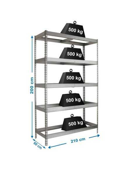 Estantería SIMONRACK Simonforte 2106-5 galva