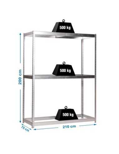 Estantería SIMONRACK Simonforte 2107-3 galva