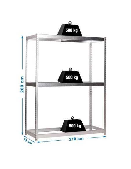Estantería SIMONRACK Simonforte 2107-3 galva
