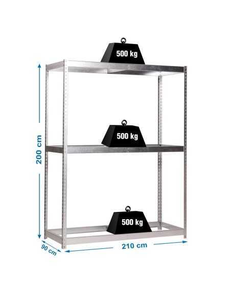 Estantería SIMONRACK Simonforte 2109-3 galva