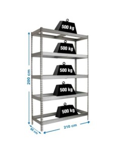 Estantería SIMONRACK Simonforte 2109-5 galva